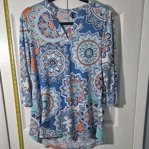 😺 2 for$12 Or 3 for$15 😺   Floral Patterned Women's Top